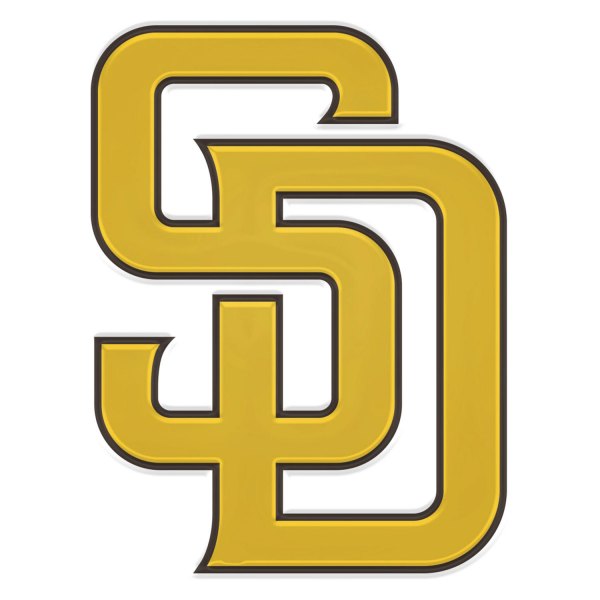FanMats® - MLB "San Diego Padres" Navy Embossed State Emblem