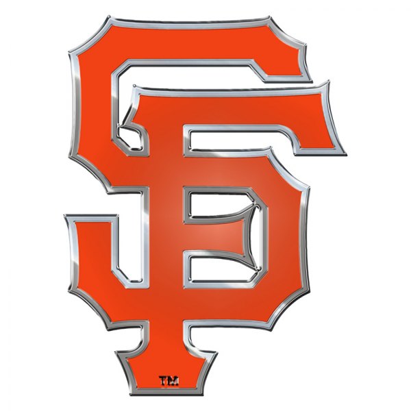 FanMats® - MLB "San Francisco Giants" Orange Embossed Emblem
