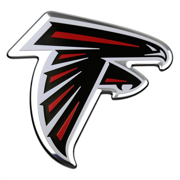 FanMats® - NFL "Atlanta Falcons" Red/Black Embossed Emblem