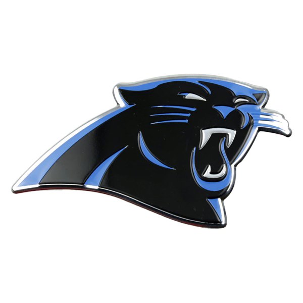 FanMats® - NFL "Carolina Panthers" Black/Blue Embossed Emblem