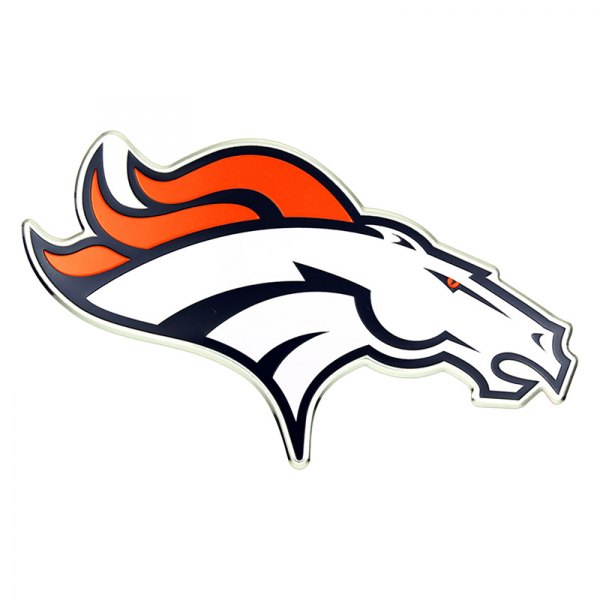 FanMats® - NFL "Denver Broncos" Orange/Blue/White Embossed Emblem