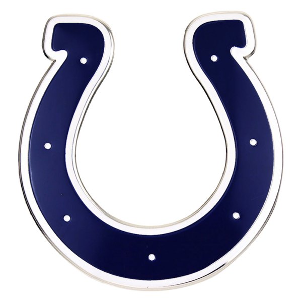 FanMats® - NFL "Indianapolis Colts" Navy Embossed Emblem