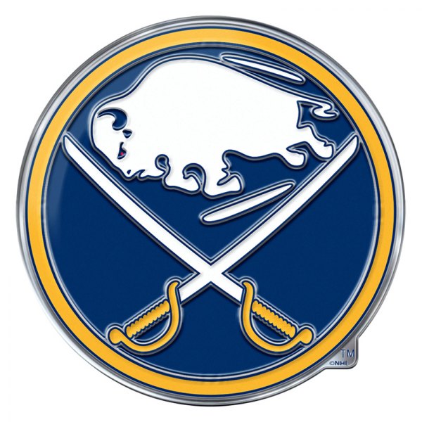 FanMats® - NHL "Buffalo Sabres" Multicolor Embossed Emblem