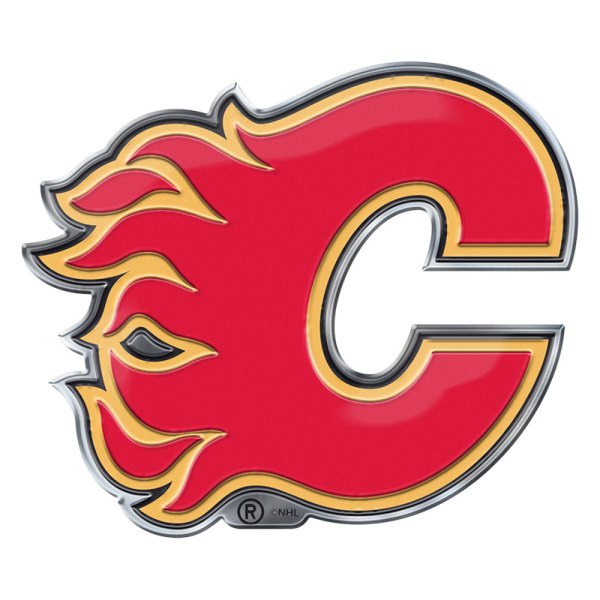 FanMats® - NHL "Calgary Flames" Multicolor Embossed Emblem