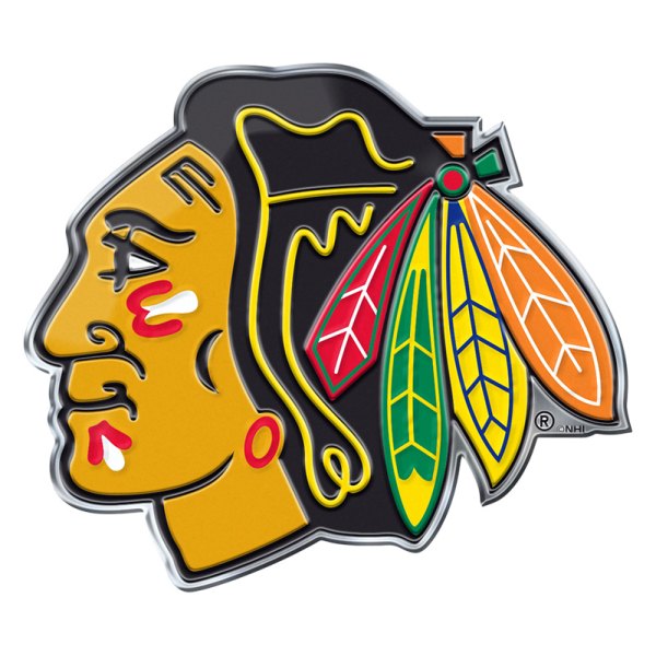 FanMats® - NHL "Chicago Blackhawks" Multicolor Embossed Emblem
