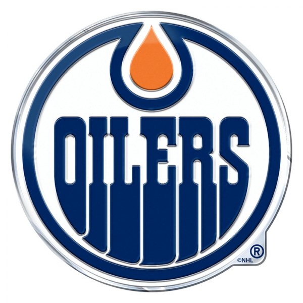 FanMats® - NHL "Edmonton Oilers" Multicolor Embossed Emblem