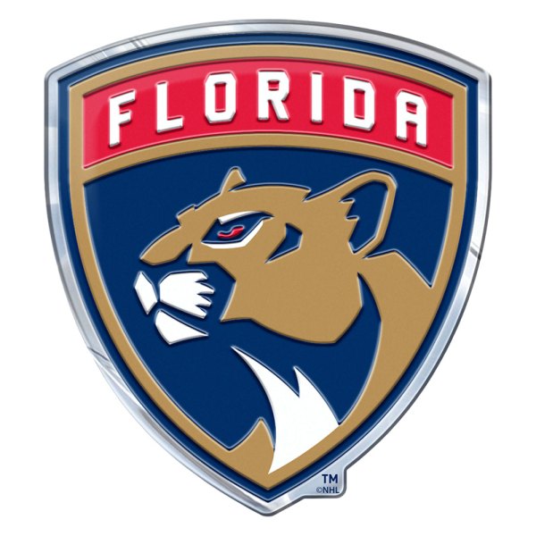 FanMats® - NHL "Florida Panthers" Multicolor Embossed Emblem