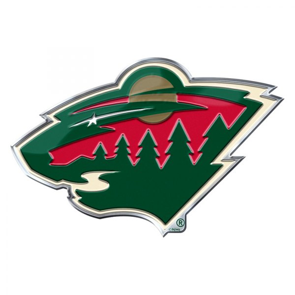 FanMats® - NHL "Minnesota Wild" Multicolor Embossed Emblem