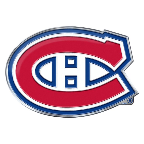 FanMats® - NHL "Montreal Canadiens" Multicolor Embossed Emblem