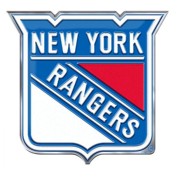 FanMats® - NHL "New York Rangers" Multicolor Embossed Emblem