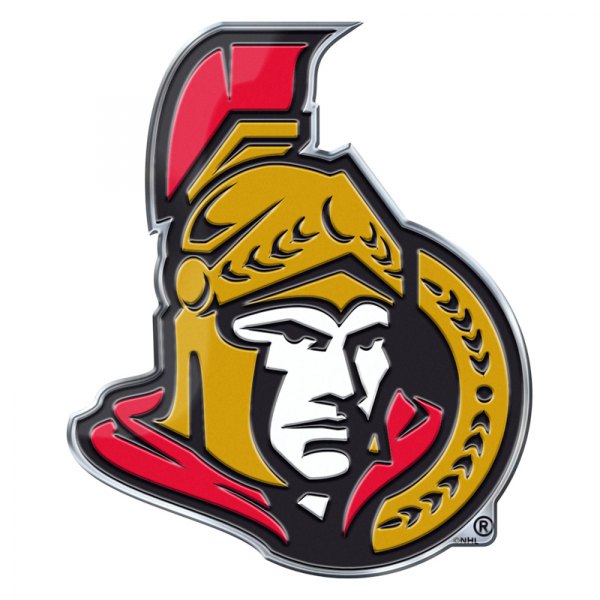 FanMats® - NHL "Ottawa Senators" Multicolor Embossed Emblem