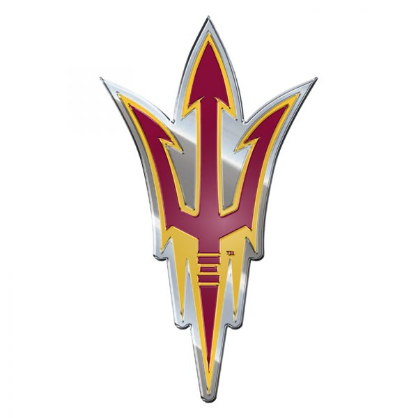 FanMats® - College "Arizona State University" Maroon/Gold Embossed Emblem