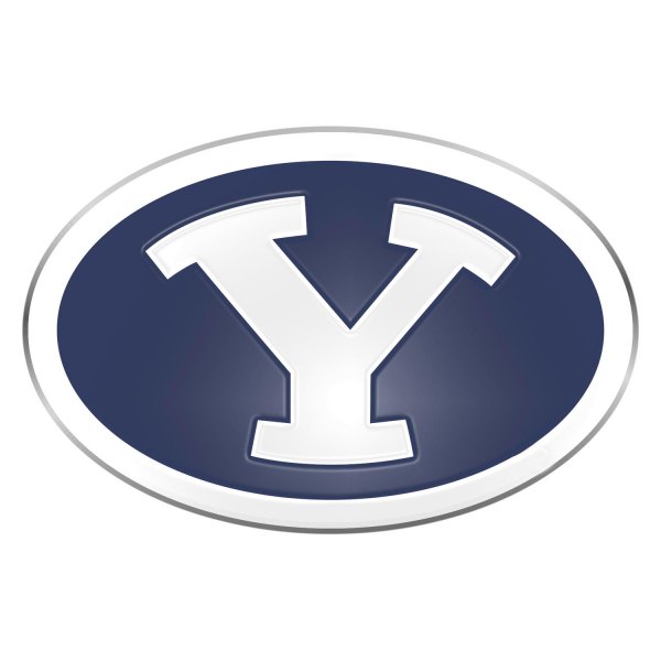 FanMats® - College "Brigham Young University" Blue/White Embossed Emblem