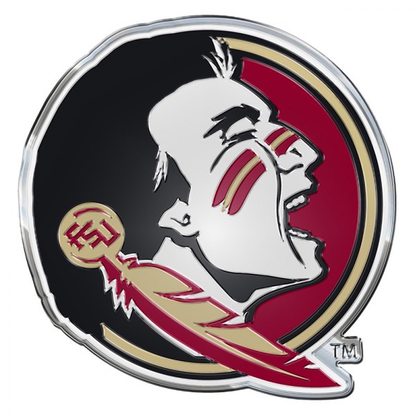 FanMats® - College "Florida State University" Red/Black Embossed Emblem