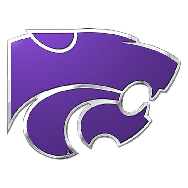 FanMats® - College "Kansas State University" Purple Embossed Emblem
