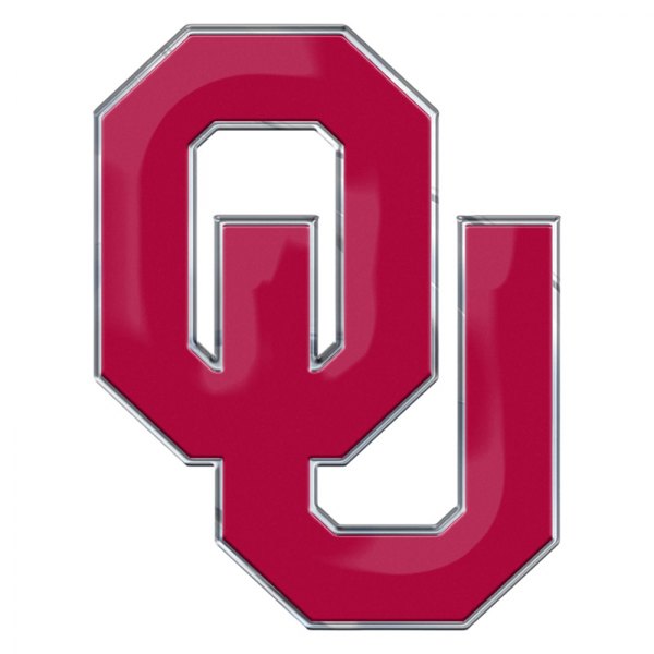 FanMats® - College "University of Oklahoma" Maroon Embossed Emblem
