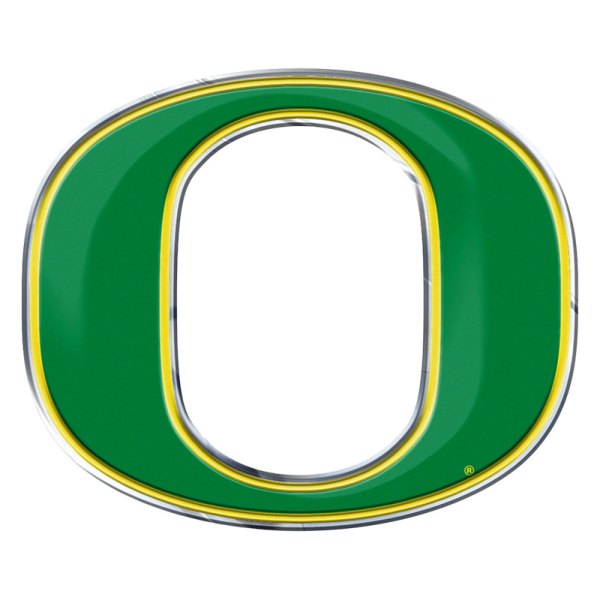 FanMats® - College "University of Oregon" Green Embossed Emblem