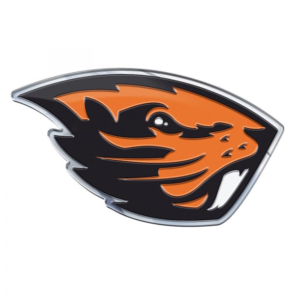 FanMats® - College "Oregon State University" Orange/Black Embossed Emblem