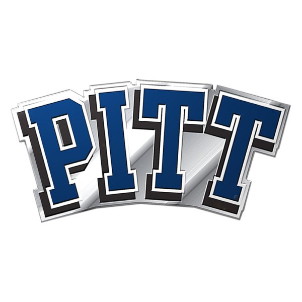 FanMats® - College "University of Pittsburgh" Blue Embossed Emblem