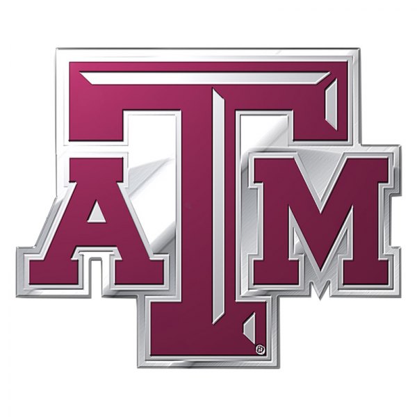 FanMats® - College "Texas A&M University" Maroon Embossed Emblem