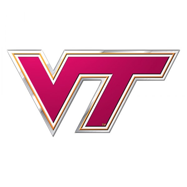FanMats® - College "Virginia Tech" Red Embossed Emblem