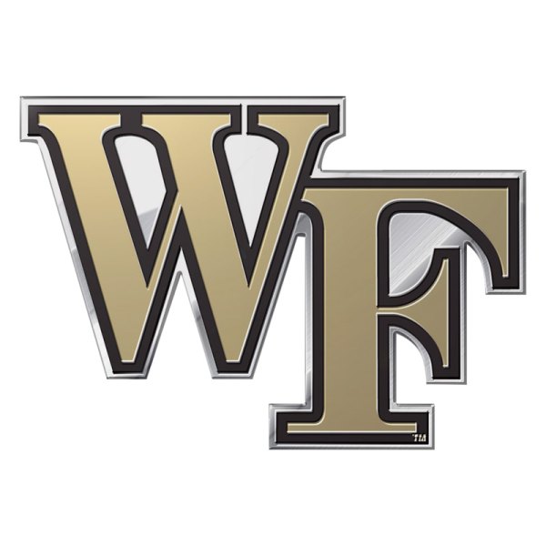 FanMats® - College "Wake Forest University" Gold Embossed Emblem