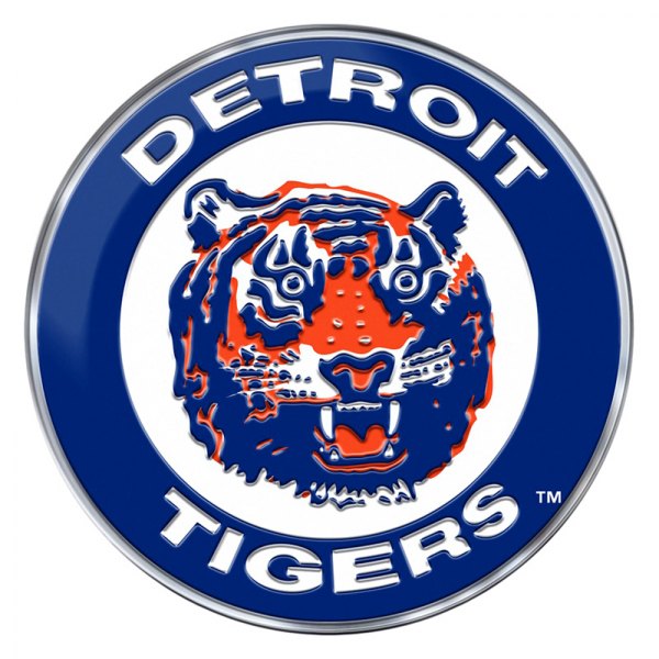 FanMats® - MLB "Detroit Tigers" Blue/Orange Embossed Emblem