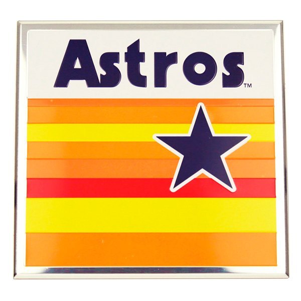 FanMats® - MLB "Houston Astros" Yellow/Orange Embossed Emblem