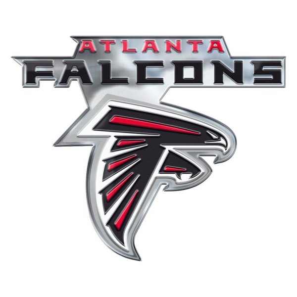 FanMats® - NFL "Atlanta Falcons" Red/Black Embossed Emblem