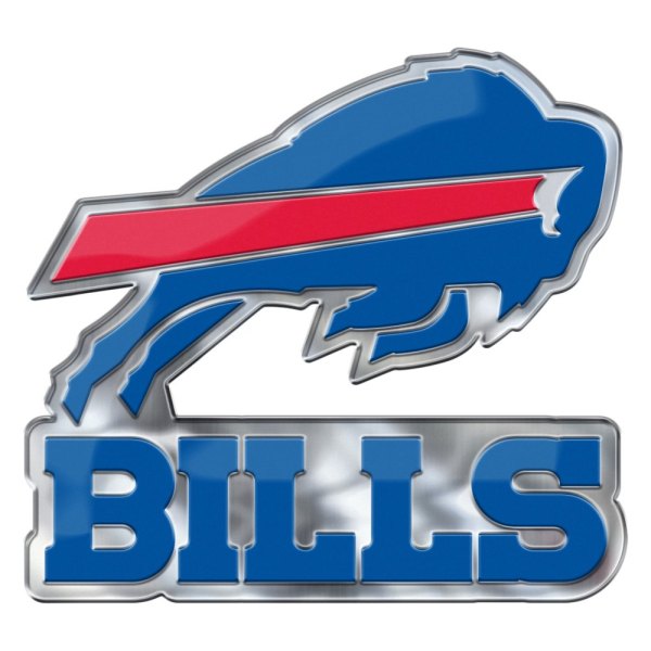 FanMats® - NFL "Buffalo Bills" Blue/Red Embossed Emblem