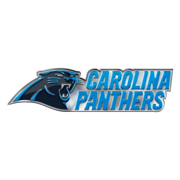 FanMats® - NFL "Carolina Panthers" Blue/Black Embossed Emblem