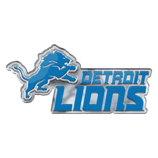 FanMats® - NFL "Detroit Lions" Blue Embossed Emblem