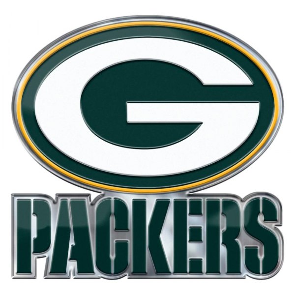 FanMats® - NFL "Green Bay Packers" White/Green Embossed Emblem