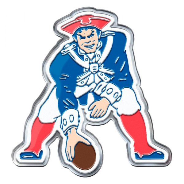 FanMats® - NFL "New England Patriots" Blue/Red Embossed Emblem