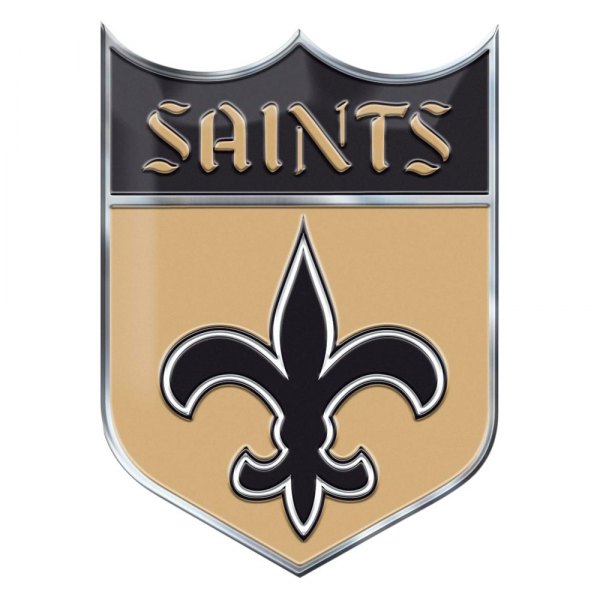 FanMats® - NFL "New Orleans Saints" Gold/Black Embossed Emblem