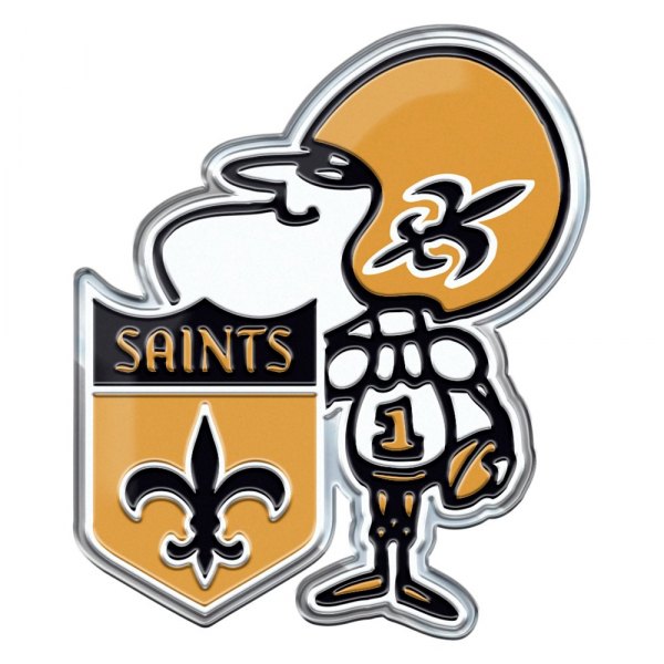 FanMats® - NFL "New Orleans Saints" Gold/Black Embossed Emblem