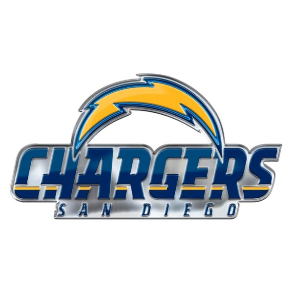 FanMats® - NFL "San Diego Chargers" Blue/Yellow Embossed Emblem