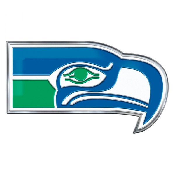 FanMats® - NFL "Seattle Seahawks" Blue/Green Embossed Emblem
