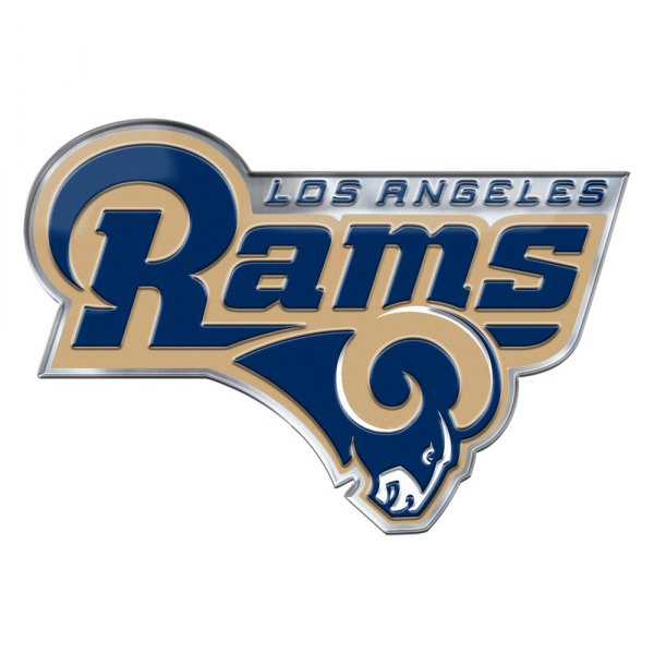 FanMats® - NFL "Los Angeles Rams" Blue/Gold Embossed Emblem