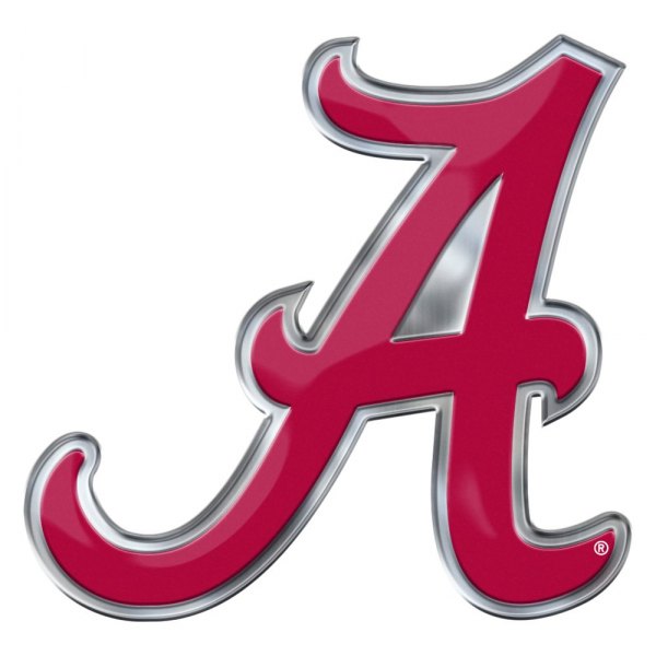 FanMats® - College "University of Alabama" Crimson Embossed Emblem