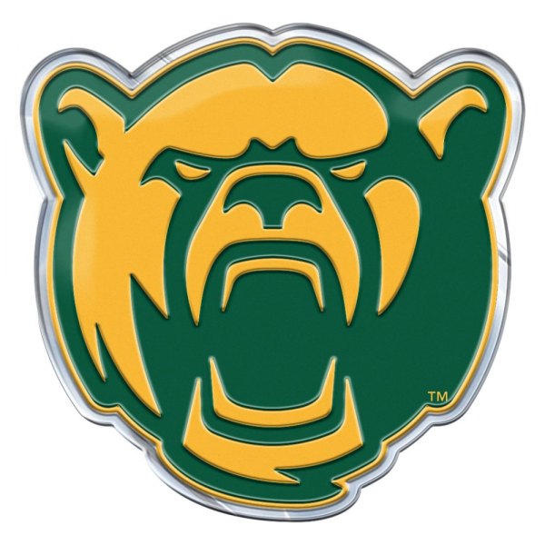 FanMats® - College "Baylor University" Green/Yellow Embossed Emblem