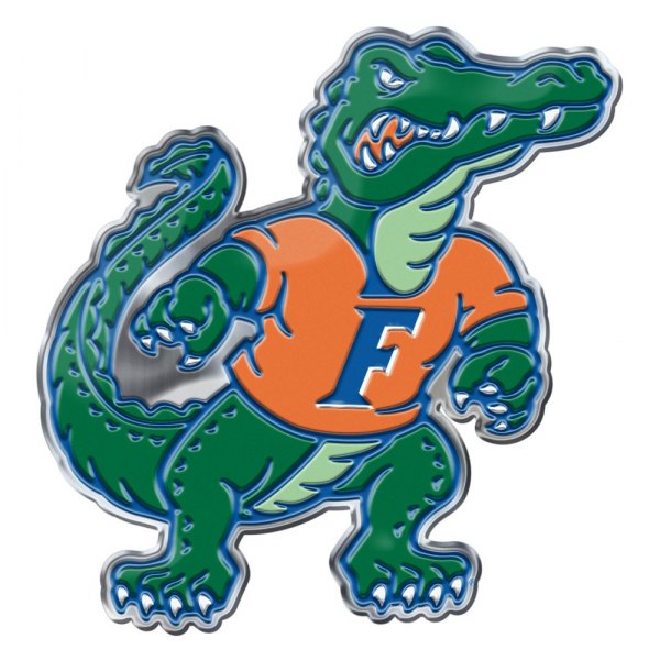 FanMats® - College "University of Florida" Green/Orange Embossed Emblem