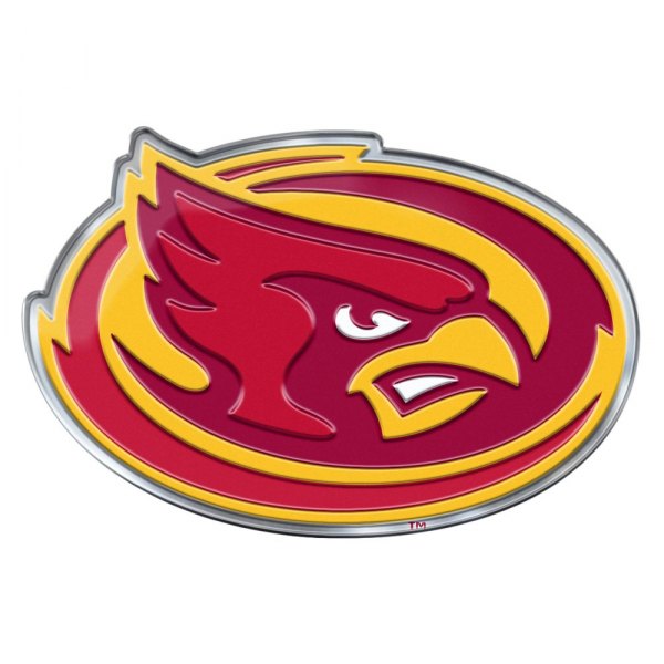 FanMats® - College "Iowa State University" Red/Yellow Embossed Emblem