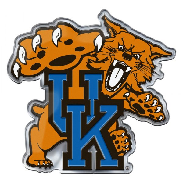 FanMats® - College "University of Kentucky" Tan/Blue Embossed Emblem