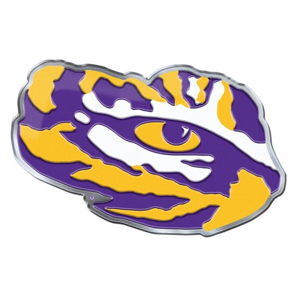 FanMats® - College "Louisiana State University" Purple/Yellow Embossed Emblem