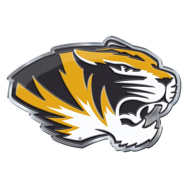 FanMats® - College "University of Missouri" Black/Yellow Embossed Emblem