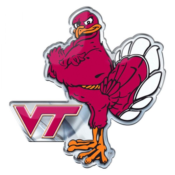FanMats® - College "Virginia Tech" Red Embossed Emblem