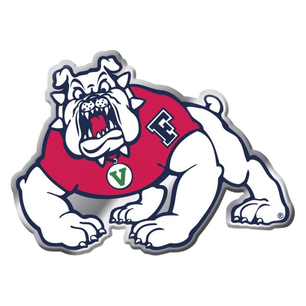 FanMats® - College "Fresno State" Multicolor Embossed Emblem