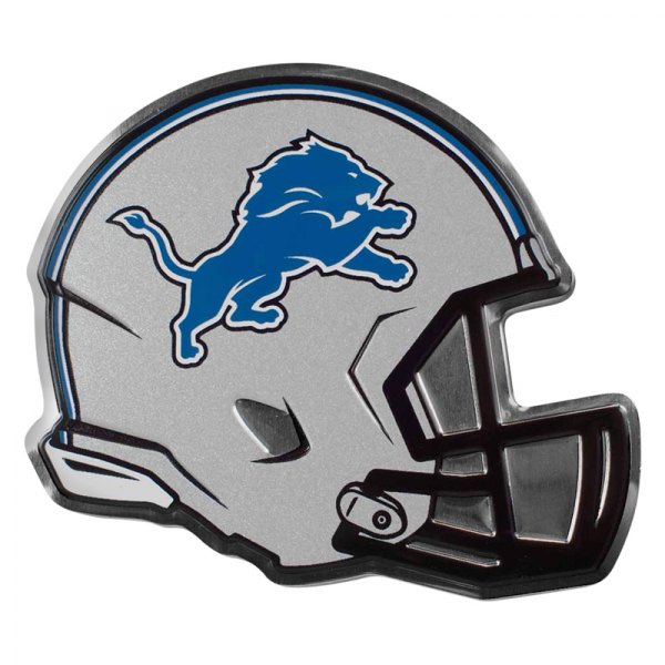FanMats® - NFL "Detroit Lions" Blue/Gray Embossed Helmet Emblem