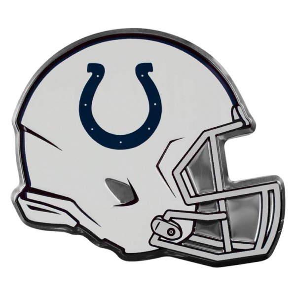 FanMats® - NFL "Indianapolis Colts" Blue/White Embossed Helmet Emblem
